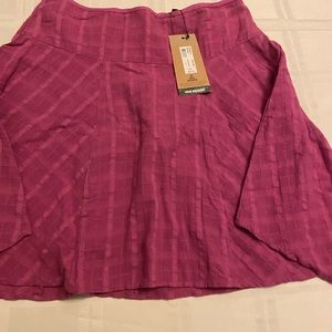 Prana women's Rhia Organic cotton wispy Skirt - size 2Vivid Viola.